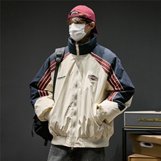 1506-1/MF9171重工工装棉衣拼色/P92拼接棉服冬季拼色休外套男，男装棉衣，星座1506-1