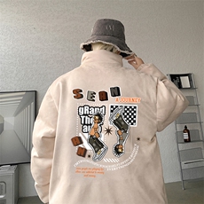 麂皮绒棉衣男大码立领棉袄子男羽绒棉服JM87282-P110，男装棉衣，电商A040