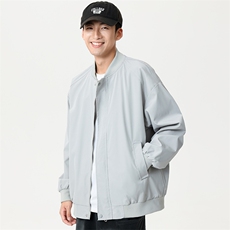 春季新款现货宽松棒球服男休闲简约百搭潮流夹克上衣外套6603-P55，男装夹克，电商B306
