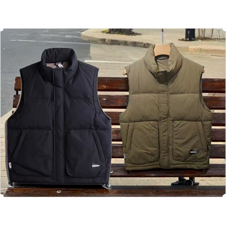 秋冬季新款立体口袋纯色小标拉链棉马甲坎肩休闲313B-0826-P60,男装背心/马甲,星座313B
