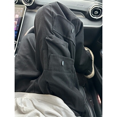 港风抖音品质休闲裤工装裤直筒裤长裤A014-DY2165-P65控88，男装工装外套，电商A014