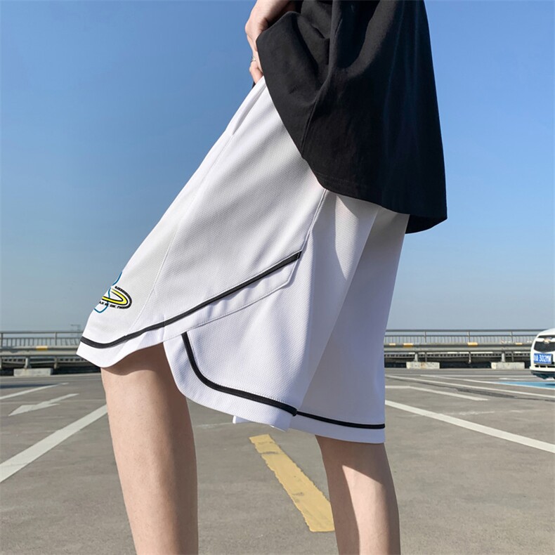 ！2023夏季新款男士冰丝短裤宽松运动中裤DK306P30,男装休闲裤,电商B220