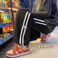 XZ409-1-K625-P60冬季新款保暖超厚羊羔绒运动休闲裤（控75），男装休闲裤，星座1514