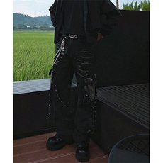 春季美式脏旧水洗微喇牛仔裤男复古痞帅炸街直筒宽松长裤N4031，男装牛仔裤，星座1116A（原606A-3）