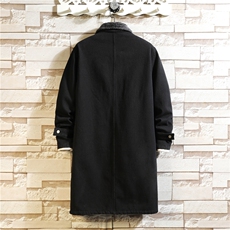 JK647J-p98-限价138砖墙加绒羊羔毛牛仔鬼头长款棉衣肥仔大码，男装棉衣，星座103A