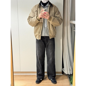 【有货】美式复古短款工装外套男春秋cleanfit夹克Y185CC-特P75图片