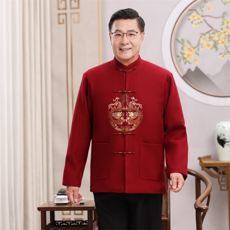 2025年秋季龙凤情侣毛尼外套,女装短外套,亚东羊绒制品