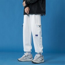 ！21春季新款百搭男士休闲运动裤潮流多口袋工装卫裤K2023P50，男装休闲裤，电商B220