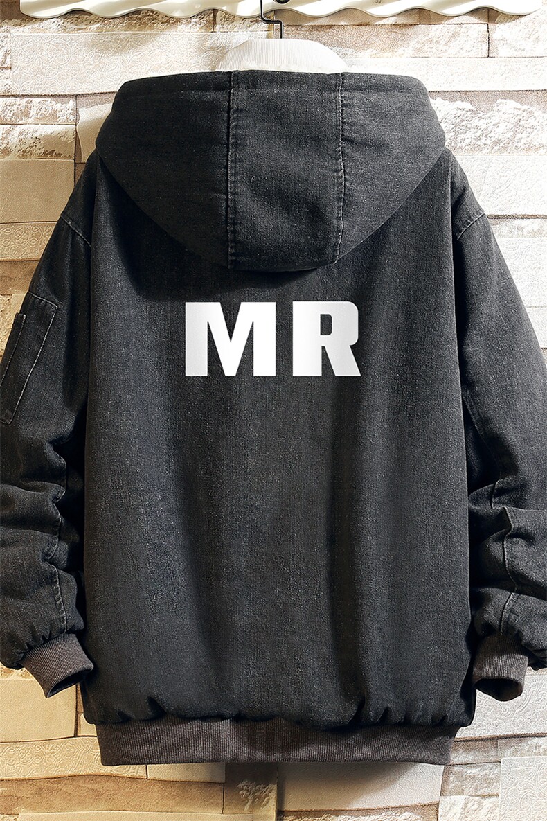 牛仔外套男大码加厚加绒衣男羊羔毛服男砖墙NM53253-P140,男装棉衣,电商A040A