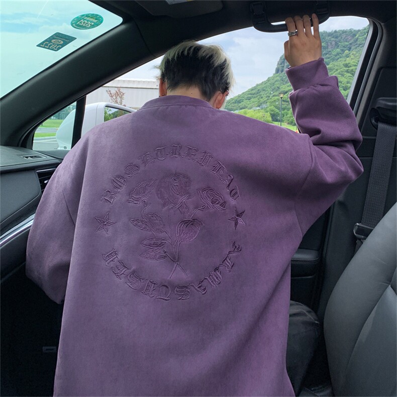 B359-YL9012特P50限价78美式万针刺绣重磅男女秋冬炸街卫衣外套,女装短外套,电商B359