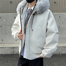 座山雕派克棉服貉子毛加厚外套GS65001，男装棉衣，星座1206（原A206）