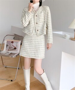 小香套装，女装职业装，有声有色