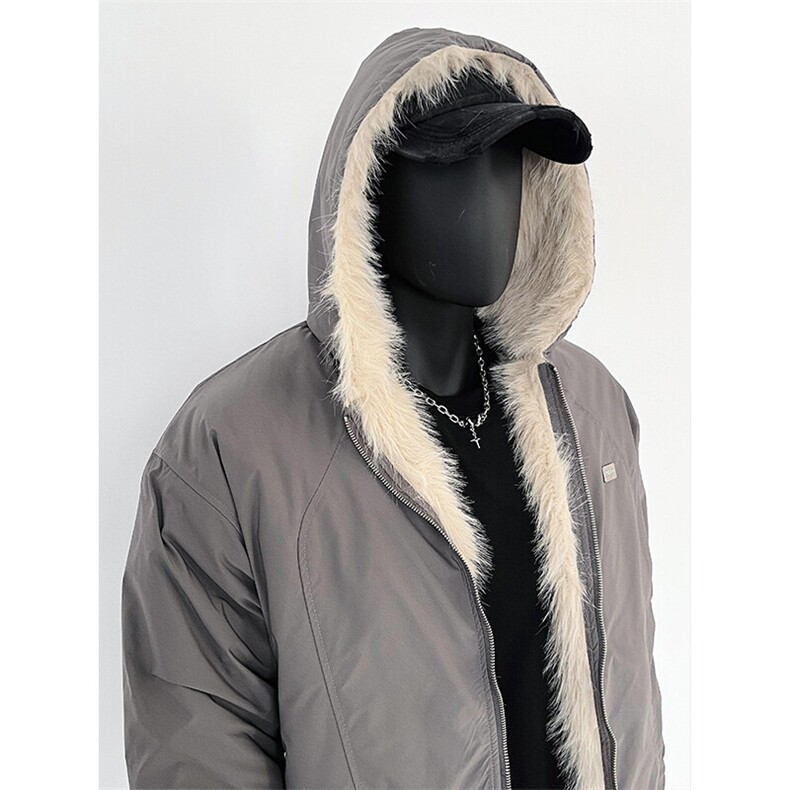 【有货】毛领连帽棉服夹棉棉袄外套MY9089特P114,男装棉衣,星座908-1