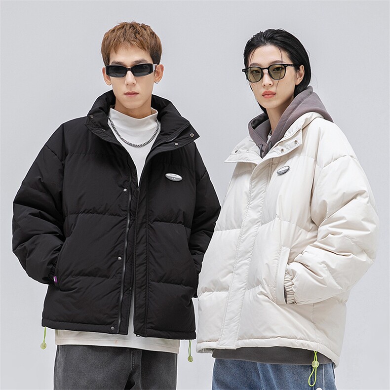 新标90白鸭绒羽绒服2024新款潮流情侣保暖加厚A436-9201-P210,男装羽绒服,电商A436