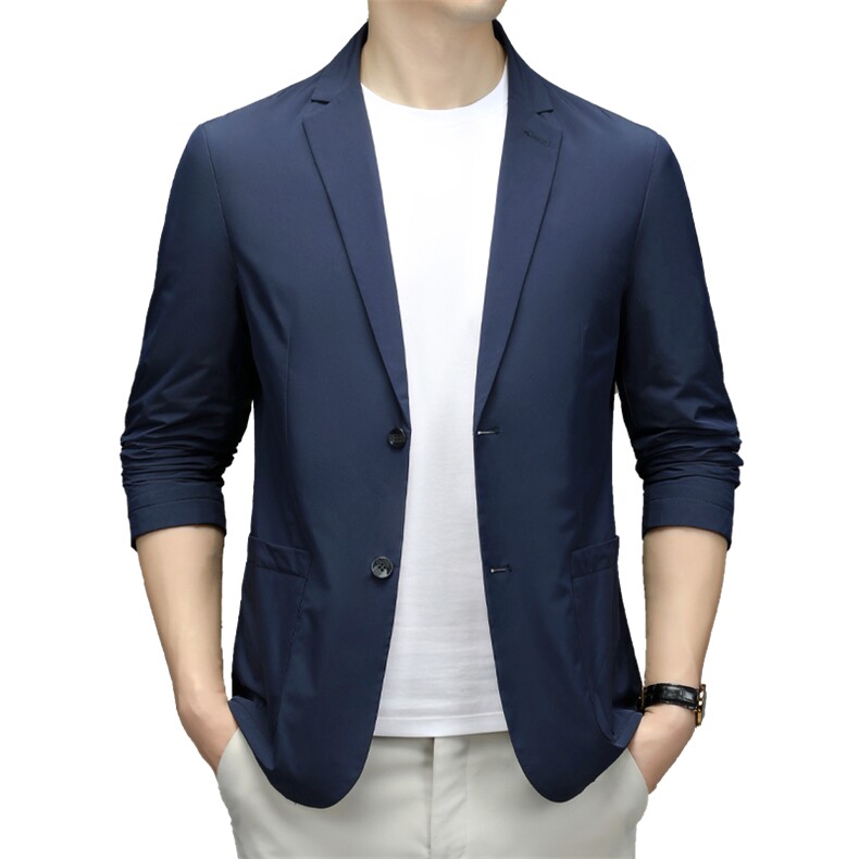 A33621春秋款男士西服商务通勤男装纯色夹克外套简约P165,男装夹克,电商B360