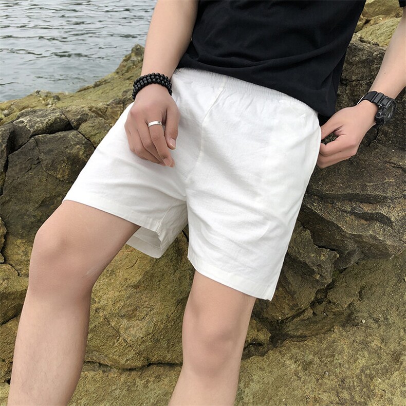 主推不断货短裤男青年大码纯色休闲纯棉三分裤沙滩裤DK8888-P22,男装休闲裤,星座310B-3