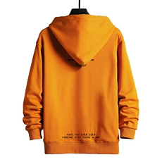 WY2120-P40加绒P45纯连帽卫衣男大码运动帽衫宽松薄外套，男装卫衣，电商A040A