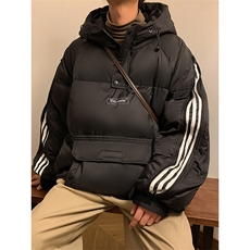 冬季套头男士羽绒服潮流字母印花休闲羽绒外套男A266-YR04-P200，男装羽绒服，电商A266