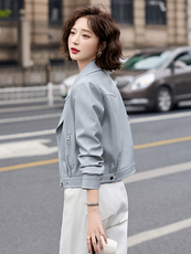 海宁真皮皮衣女高端2025新款爆款宽松时尚气质绵羊皮夹克女士外套，女装皮衣，臻衣坊
