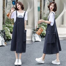 2025新款法式小香风背带连衣裙子女夏季复古设计感小众，女装连衣裙，梦懿尔