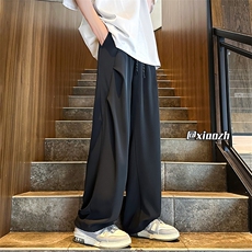 XZ616夏季侧边压褶设计款休闲裤冰丝西装裤TY1034特P30控58，男装休闲裤，星座512A（原616）