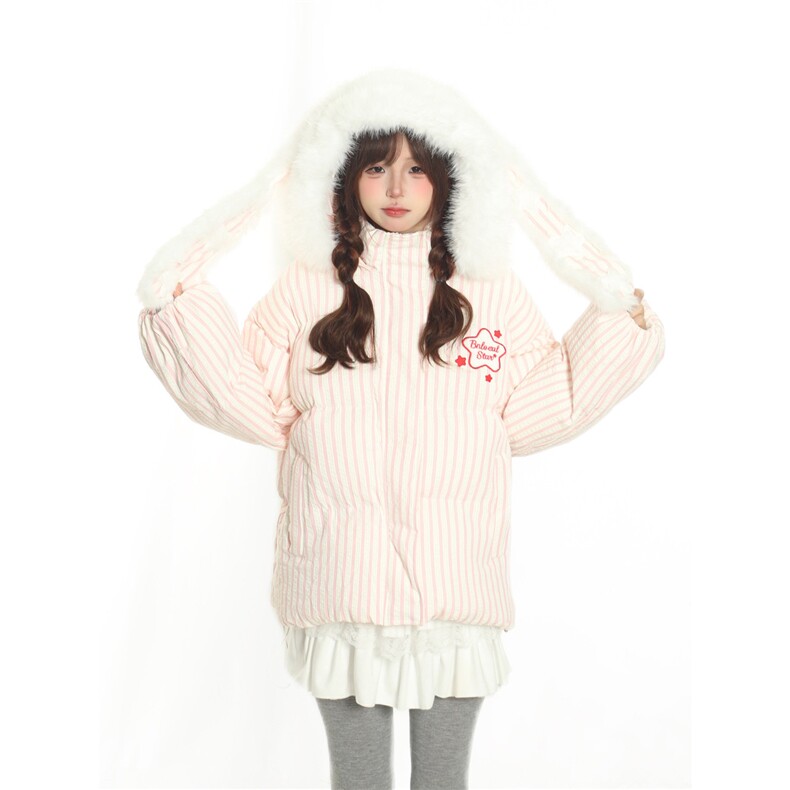 1506A/G78320/P99星星棉服冬季连帽保暖棉衣外套图片