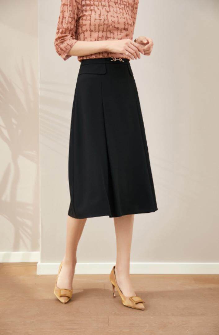 2021秋季新品韩版中长款半身裙，女装半身裙，秋子丰色(1F)