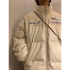 EQ156冬季港风男宽松痞帅机车服加厚皮棉衣棉服炸街情侣外套P118，男装棉衣，电商C306-1