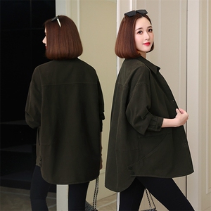 2023新款韩版春秋冬季休闲夹克短外套女小个子宽松百搭流行潮图片