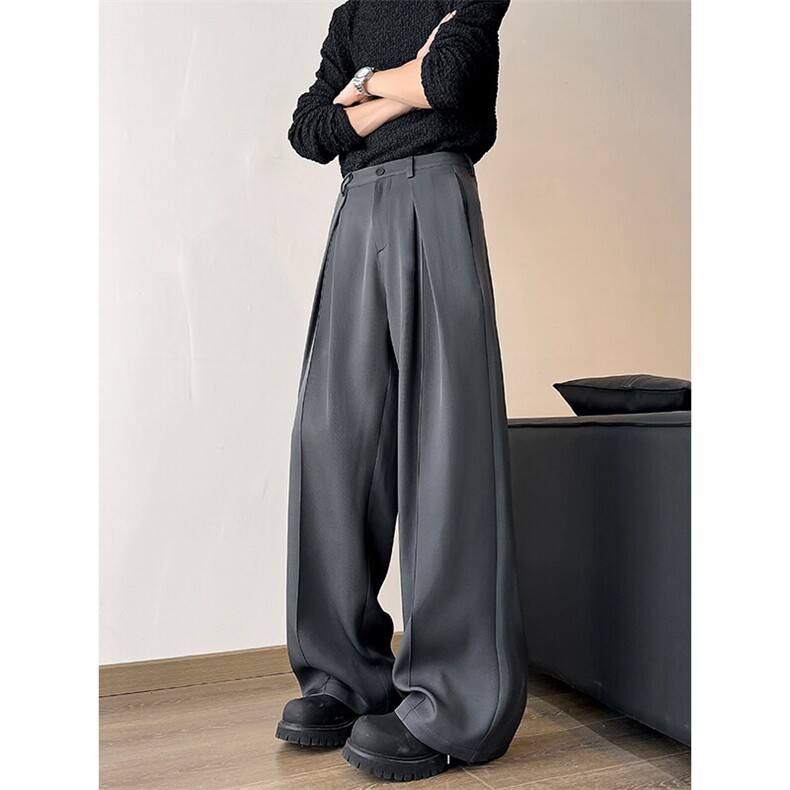 2026春季新款内景大码美式宽松西裤M-5XHK25214-特P35，男装西裤，电商A022