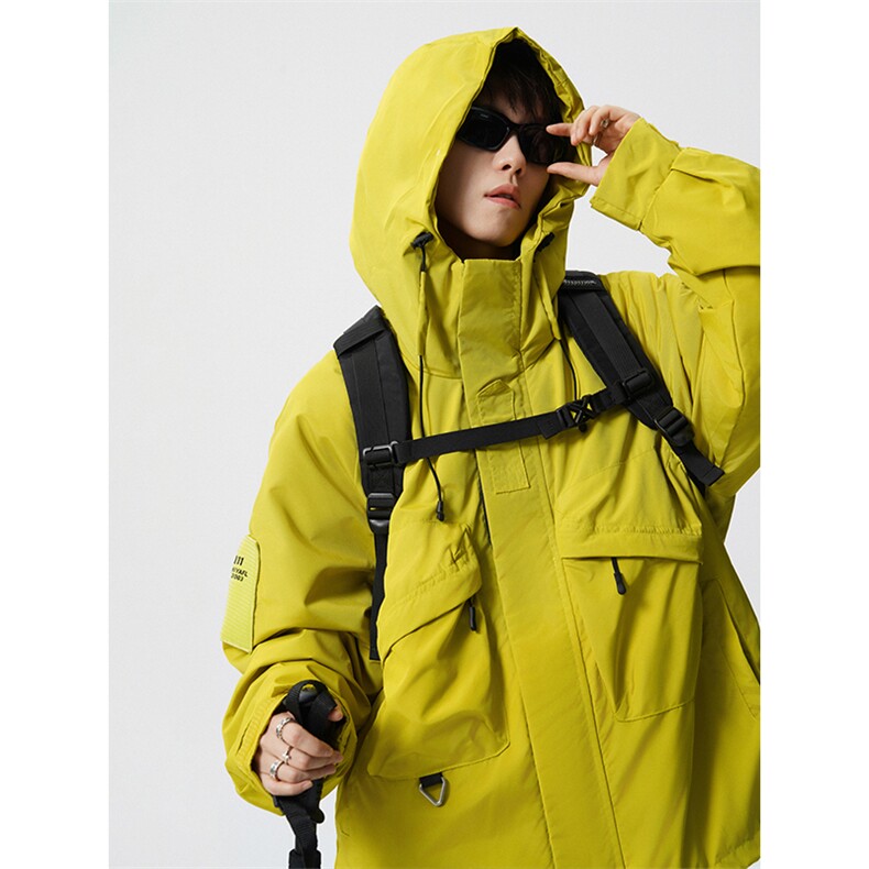 8XL-M特大码冲锋衣防水宽松工装风男夹克外套JK1306P90控118,男装夹克,电商D206-1