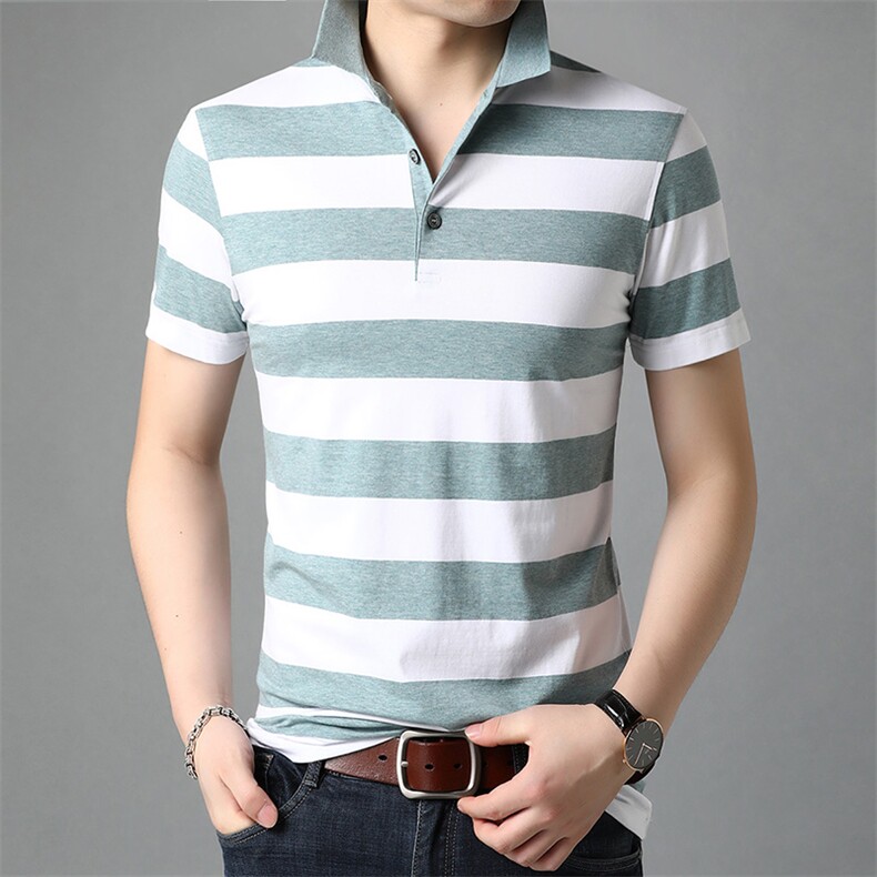 男士短袖polo衫宽松休闲百搭体恤半袖t恤衫夏装翻领上衣图片