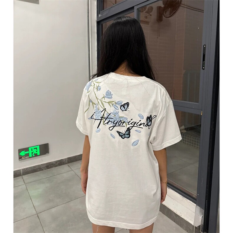 万针全刺绣解构设计260克重磅双纱纯棉高品质美式高街短袖T恤特35图片