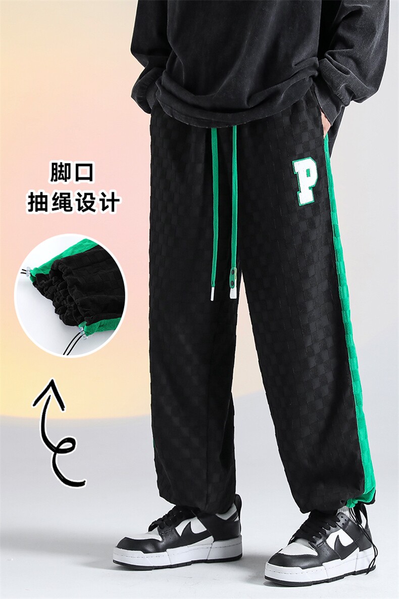 早秋款美式高街直筒休闲裤XD8810-P54-控78,男装休闲裤,星座717