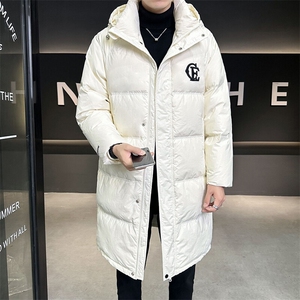 2024新款中长款羽绒服男士冬季加厚外套刺绣 B240-Y1582-P245图片
