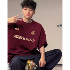 短袖男生夏季2025新款美式高街ins宽松百搭打底衫上衣服TA159，男装T恤，星座1116A（原606A-3）