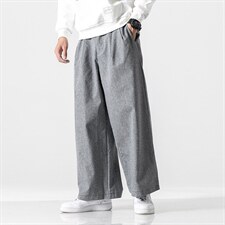秋冬日系宽松棉麻大码风条纹直筒工装休闲阔腿裤男女K83/P75，男装工装外套，电商A221A