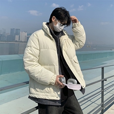 B266-C101-P13823冬新款宽松休闲潮流假两件外套棉衣，男装棉衣，星座B257-1
