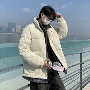 B266-C101-P138 23冬新款宽松休闲潮流假两件外套棉衣图片