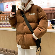 F36-P78冬季加厚棉服立领棉衣外套美式复古宽松灯芯绒棉袄男，男装棉衣，星座512-6