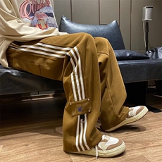直筒潮休闲裤运动裤时尚潮牌中高腰青春流行D189P35，男装休闲裤，星座1116-2