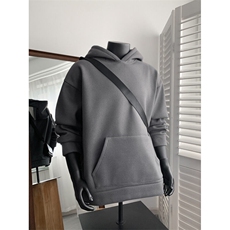 XZ222-1/DRD01/P65/控78/加绒P75/控88重磅呢料设计感连帽卫衣，男装卫衣，星座809A(原222-1)