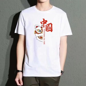 2026夏季新款大码风青少年学生体恤 短袖T恤1210-2-DT100-P10图片