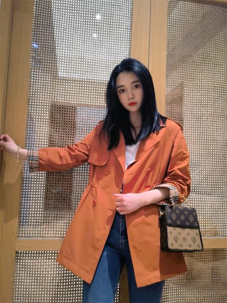 【现货】春季新款斜纹风衣，女装风衣，得瑟空间
