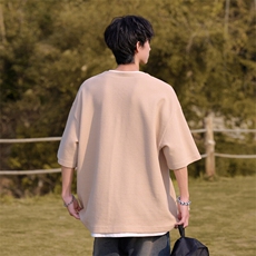 2025夏季新款cityboy大码华夫格短袖T恤M-5XHT25424-特P25，男装T恤，电商A022