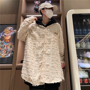秋季潮流苏长袖衬衫外套212-2-DY96-特P45图片