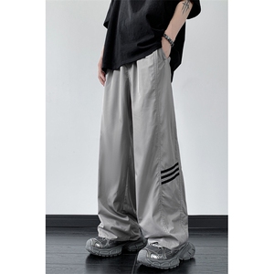 B221 美式ins街头hiphop休闲情侣宽松运动裤子 LK23117-P60 控78图片