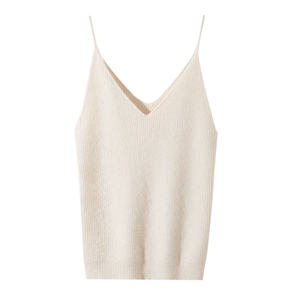 2025年秋季时尚百搭通勤简约休闲单件抽条吊带，女装背心吊带，戎美山