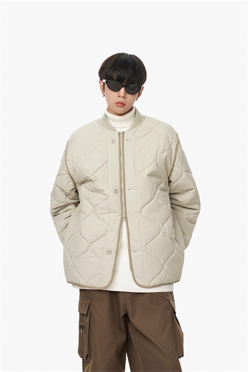 1506/M6081/P80冬季情侣棉衣薄款立领棉服男葫芦格棉袄外套1,男装棉衣,星座1506