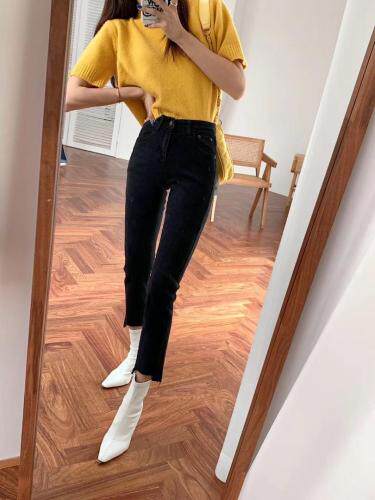 「现货」加绒小直筒又称烟管裤。，女装，T7